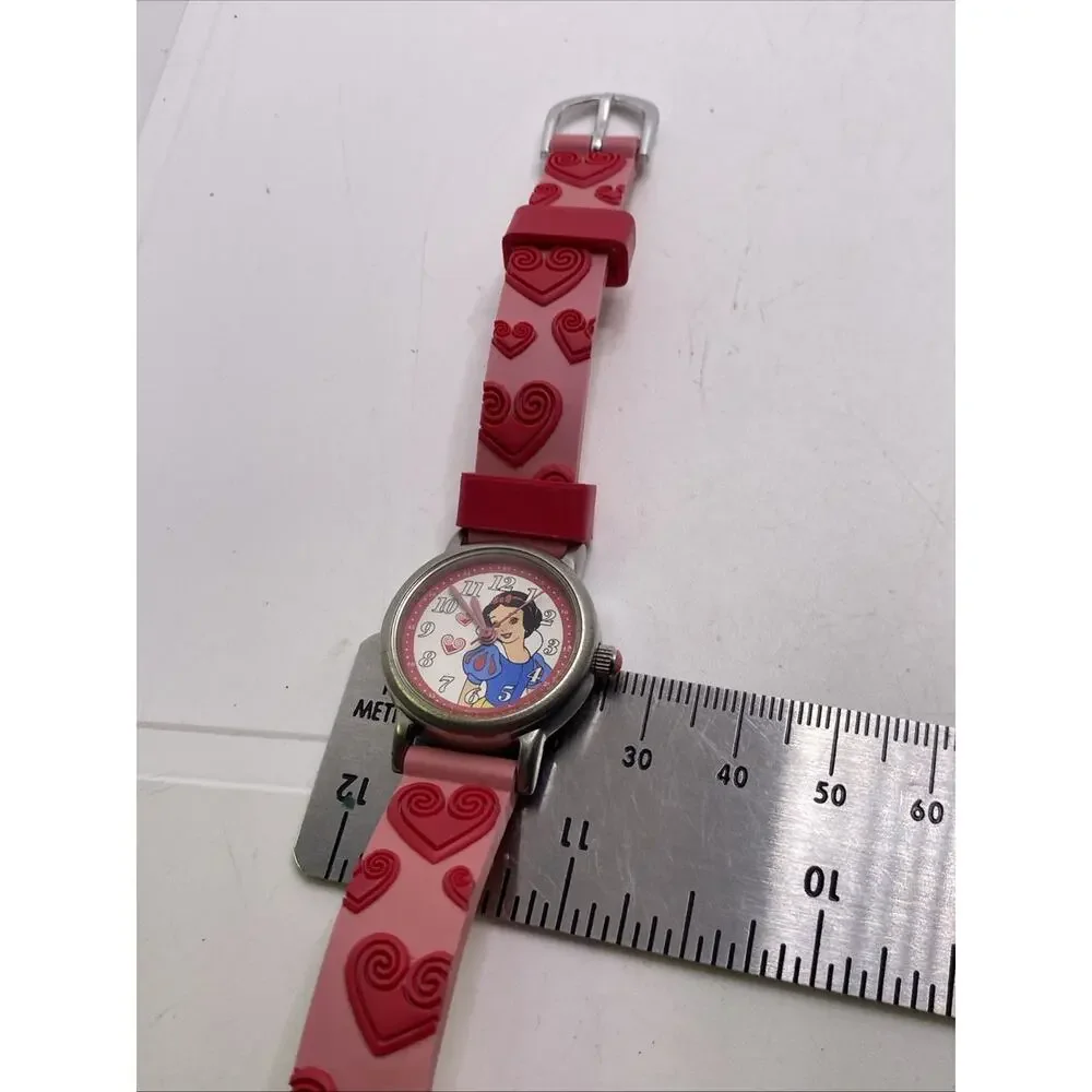 Seiko Womens Snow White Disney Watch Works New Batteey